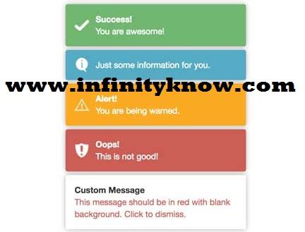 angularjs toast message example