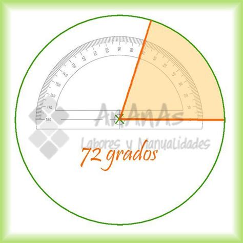 Cómo se dibuja un ángulo de 72 grados Brainly.lat