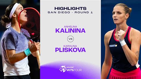 anhelina kalinina vs karolina pliskova