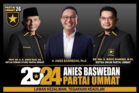 anies baswedan partai ummat