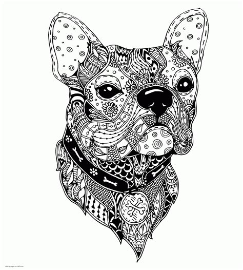 animal complex coloring pages