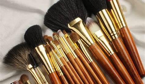 Professional 12pcs Premium Synthetic Animal Hair Makeup Brushes For