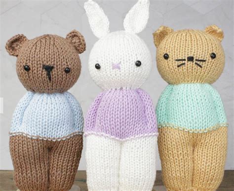 Cute Animal Bunny Diy Knitting Kit Diy Crochet Kit Buy