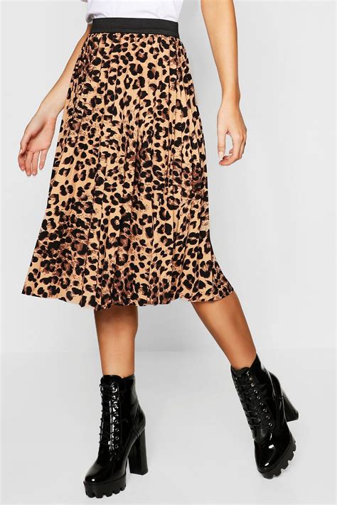 A.L.C. Silk Lev Leopardprint Asymmetrical Midi Skirt in Brown Save