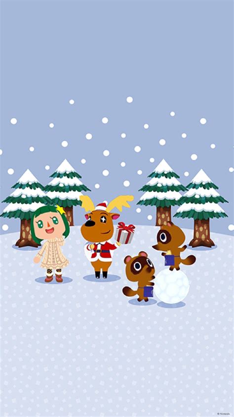 Discover Festive Animal Crossing Christmas Wallpaper Designs
