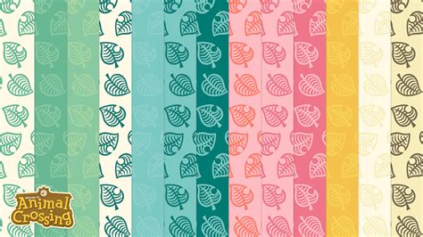 Animal Crossing Leaf Background