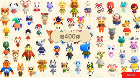 animal crossing new horizons villagers