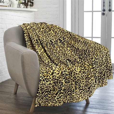 Animal Print Fleece Throws