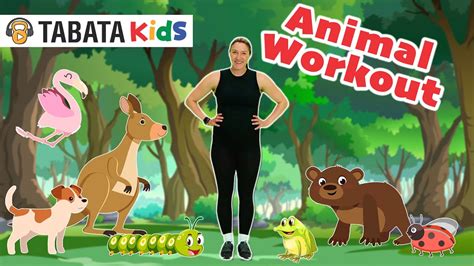 animal tabata workout for kids