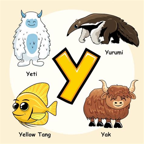 Animal With Starting Letter Y