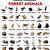 animals names list in english