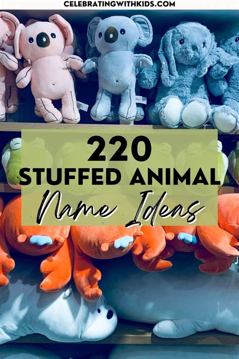 Animals Stuffed Names