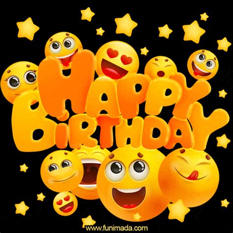 animated gif free happy birthday emoji