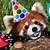 animated red panda happy birthday gif
