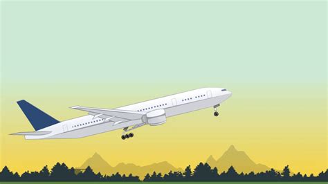 animated airplane video
