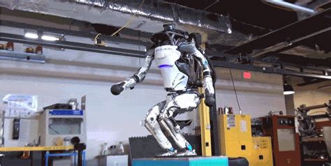 Animated Backflip Atlas Robot Gif