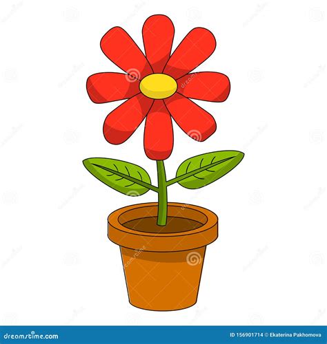 animated flowers in pots
