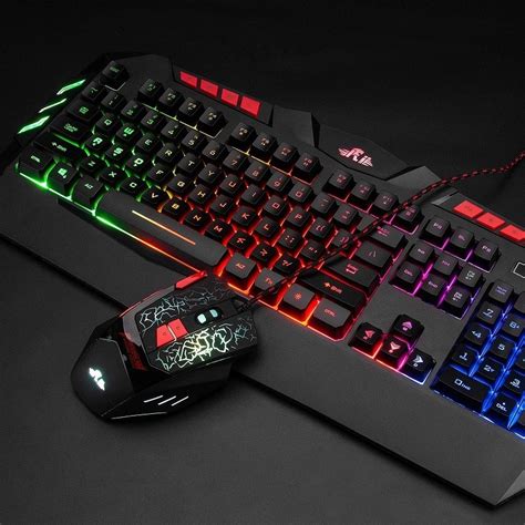 animated gaming keyboard and mouse