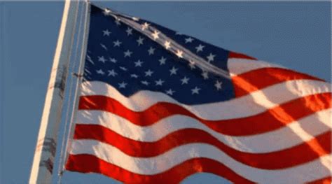 American flag waving in the wind gif 7 » GIF Images Download