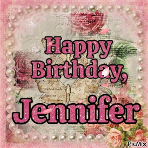 Happy Birthday Jennifer GIFs Download original images on