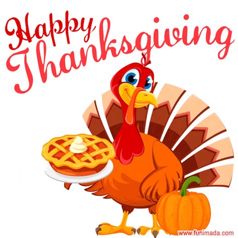 30 Happy Thanksgiving Animated Greeting Card Gif Images