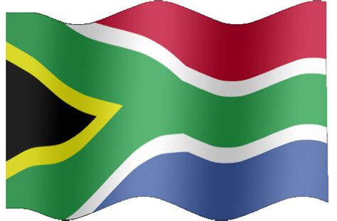 animated south african flag
