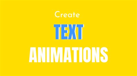 animated text video maker online free