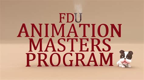 animation masters degree