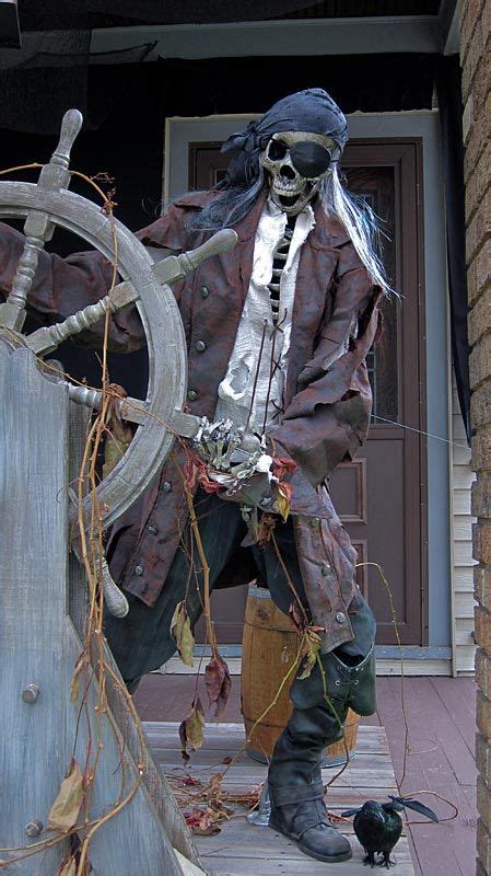 animatronic pirate halloween prop