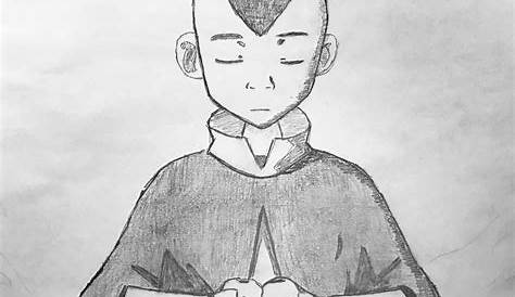 Aang Sketch TheLastAirbender Dessin Facile Animaux, Image Drole