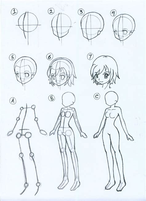 How to Draw Anime Male Body Step By Step Tutorial