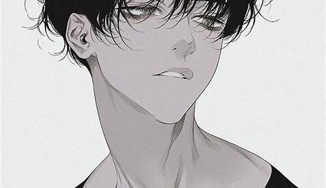 Pin by G.H on Simple ( Ava) | Anime boy, Anime, Black and white drawing