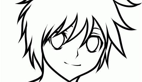 Easy Anime Boy Drawing | Free download on ClipArtMag