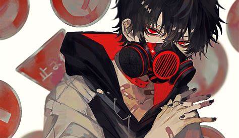 internetsokagi.com | Anime black hair, Anime boy red eyes, Anime boy red