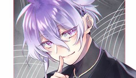 Anime Dude With Purple Hair - Goimages County