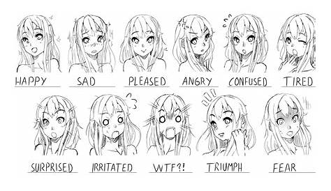 Anime Character Expressions 50 By Bardi3l On DeviantART
