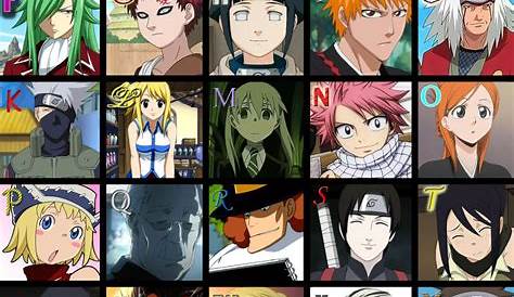 Todos Os Nomes Dos Personagens Do Naruto Anime Naruto Naruto Uzumaki