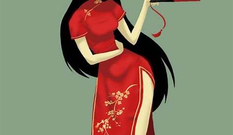 Ruby Qipao by Plushpenguin on deviantART Anime kimono, Kimono anime