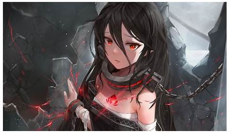 Anime Hair Red Black Wallpapers - Wallpaper Cave