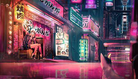 Chilling At Night Anime Wallpapers - Wallpaper Cave