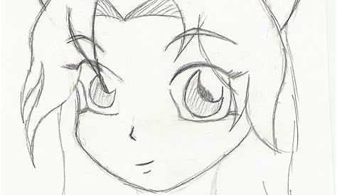 Anime Girl Drawing Easy at GetDrawings | Free download