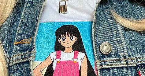 Anime Embroidery On Clothes