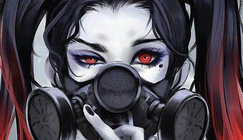 Pin by Kayo miller on f | Anime gas mask, Gas mask art, Art