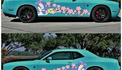 Two Aimensions Anime Girl Car Sticker Acgn Comic Game Character