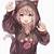 anime girl cat brown hair