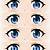 anime girl character eyes