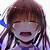 anime girl crying happy
