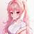 anime girl cute pink hair