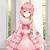 anime girl dress pink
