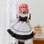 anime girl maid cosplay